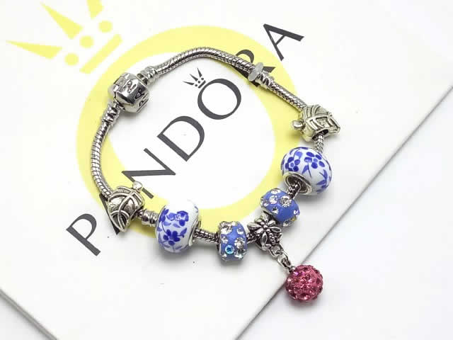 Bracelets Women Men Gifts High Quality Fake Pandora Bracelet 48