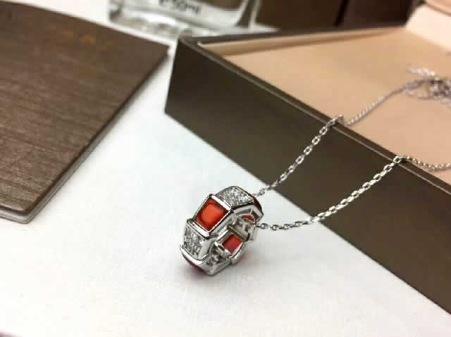 Personalized Customized Necklace For Women Gift Fake Bvlgari Fashion Lady Necklaces 02