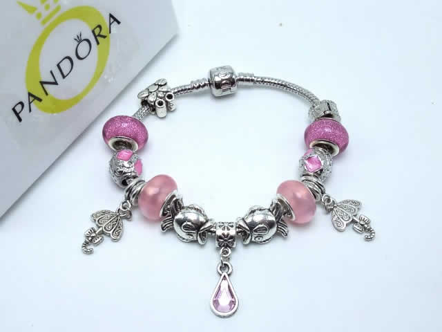 Bracelets Women Men Gifts High Quality Fake Pandora Bracelet 120