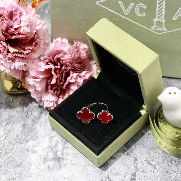 High Quality Women Men New Wedding Ring Fake Van Cleef & Arpels Rings 11