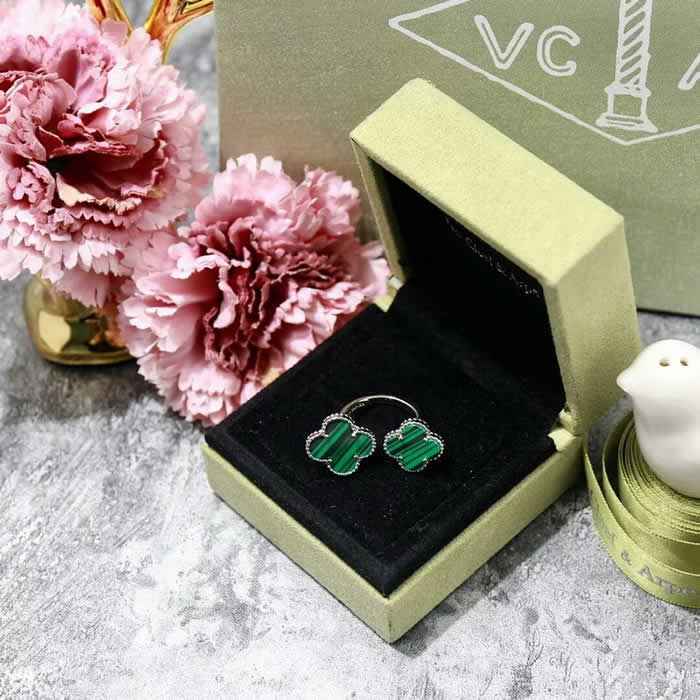 High Quality Women Men New Wedding Ring Fake Van Cleef & Arpels Rings 14