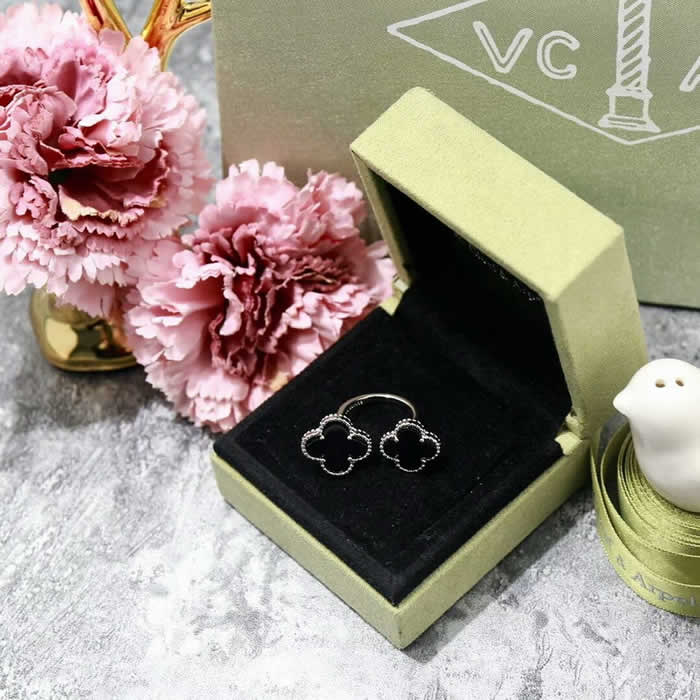 High Quality Women Men New Wedding Ring Fake Van Cleef & Arpels Rings 15