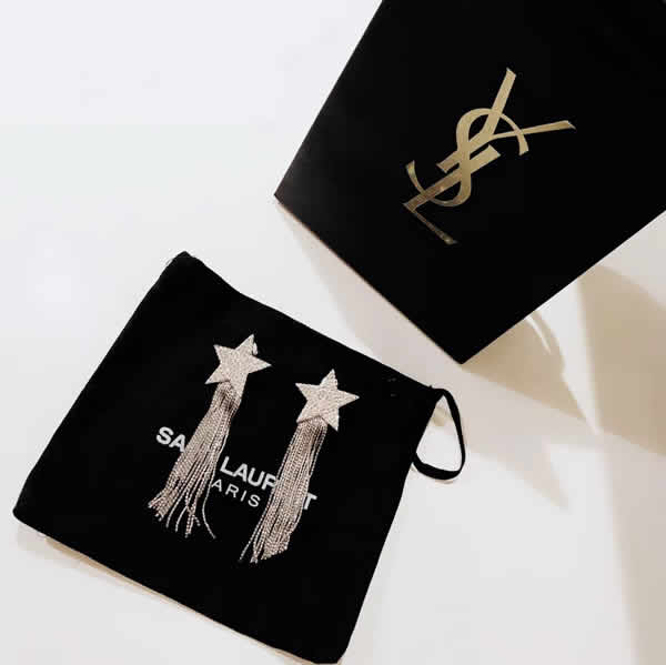 Replica Yves Saint Laurent Star Tassel Ear Clip High-End Jewelry