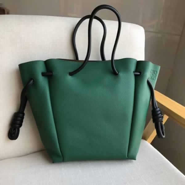 Replica Fashion Loewe New Flamenco Knot Tote Small Green Bags