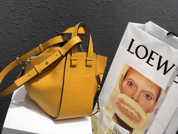 2019 New Loewe Hammock Yellow Tote Shoulder Bag 6887