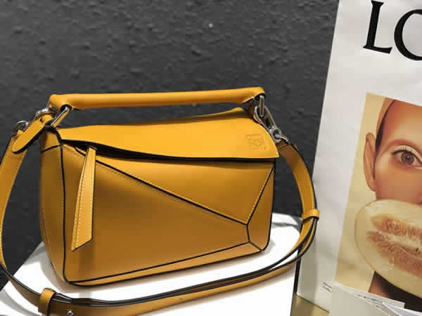 2019 New Discount Loewe Puzzle Yellow Crossbody Shoulder Bag 061609