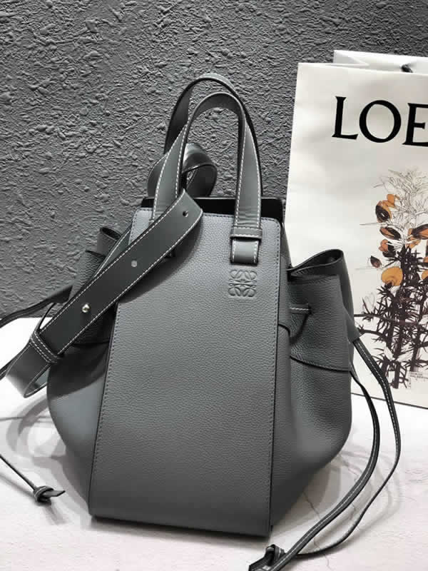 2019 Loewe Blue Hammock Bag Tote Shoulder Bag 061845