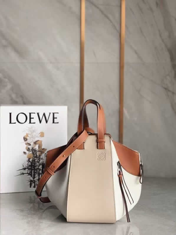 Fake New Fashion Loewe Hammock Bag Color Matching Shoulder Crossbody Bag
