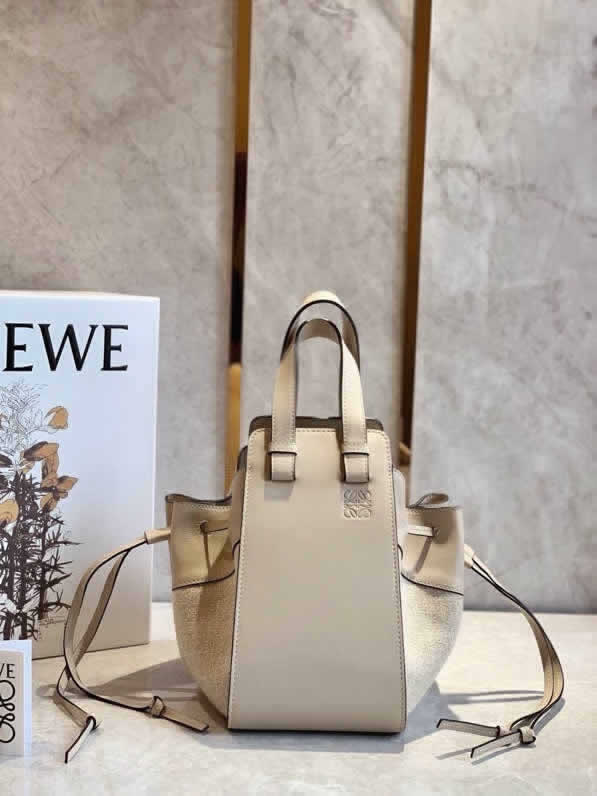 Replica Cheap Loewe Hammock Bag Beige Shoulder Crossbody Bag