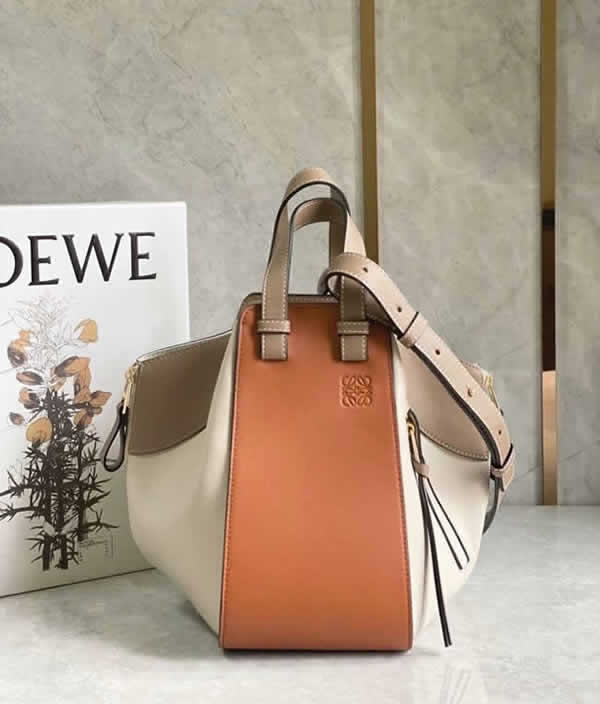 Replica Top Quality Loewe Hammock Bag Orange Shoulder Crossbody Bag