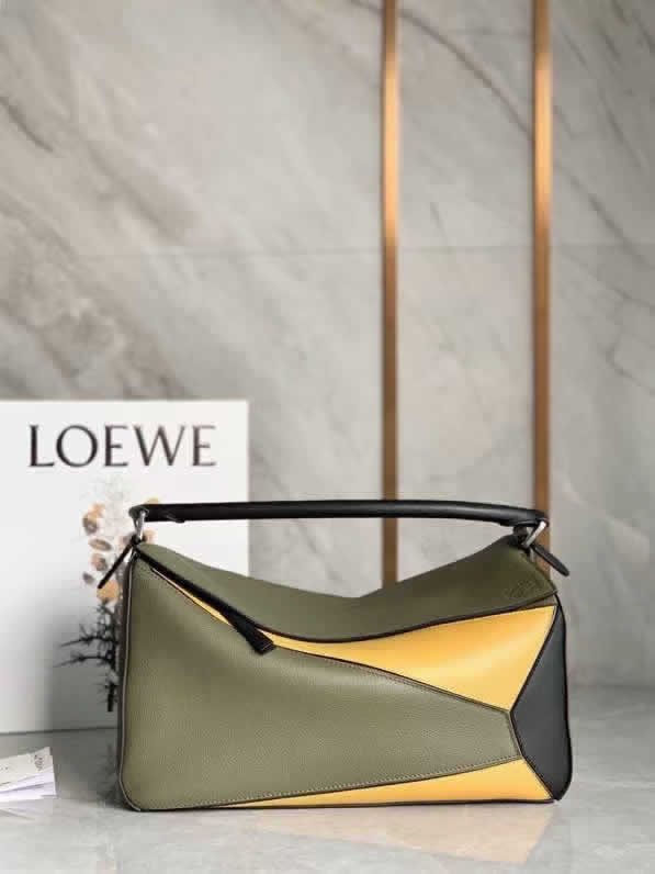 Knock Off 1:1 Quality Loewe Puzzle Handbag Green Shoulder Messenger Bag
