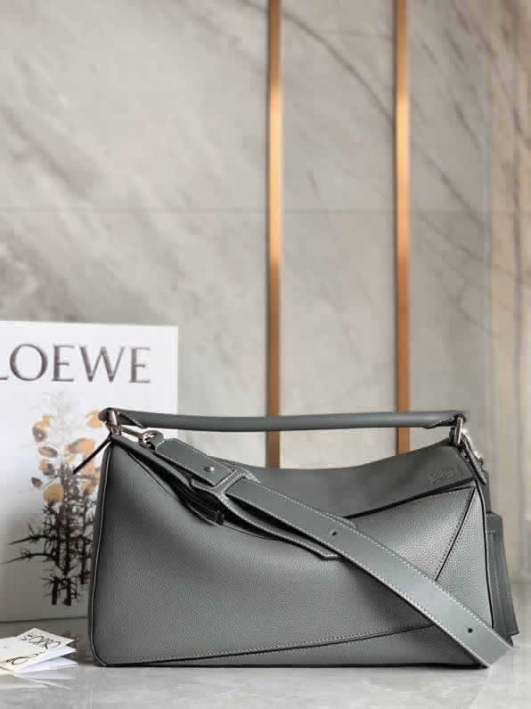 Fake Discount Loewe Puzzle Handbag Gray Shoulder Messenger Bag