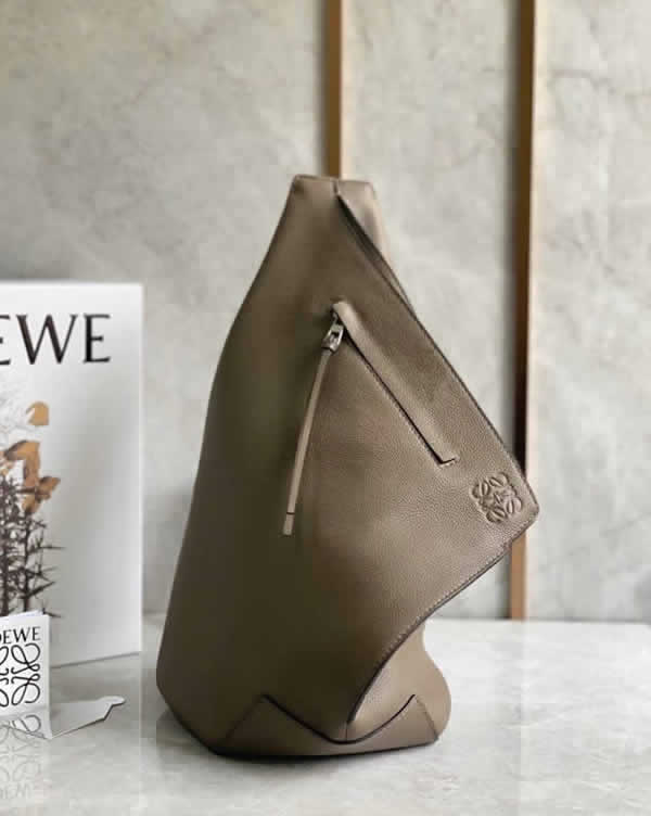 Fake New Loewe Anton Backpack Gray Shoulder Crossbody Bag
