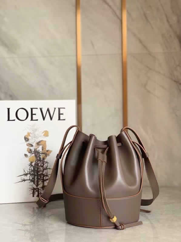 Replica Loewe Khaki Balloon Bucket Bag Shoulder Messenger Bag