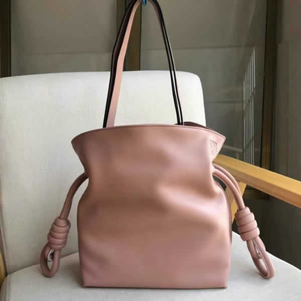 Replica Cheap Pink Loewe Casual Fashion Flamenco Knot Bags
