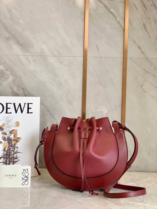 Replica Loewe Red Horseshoe UFO Bag Shoulder Bag Messenger Bag