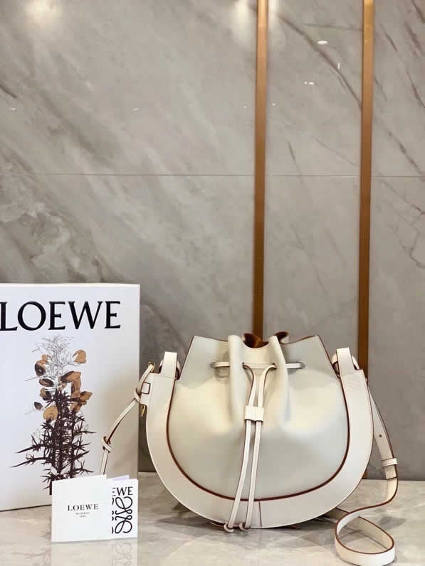 Replica Loewe White Horseshoe UFO Bag Shoulder Bag Messenger Bag