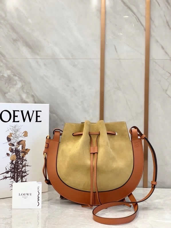 Replica Loewe Color Matching Horseshoe UFO Bag Shoulder Bag Messenger Bag