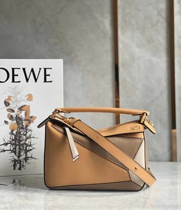Replica Loewe Puzzle Bag Stitching Fashion Messenger Bag
