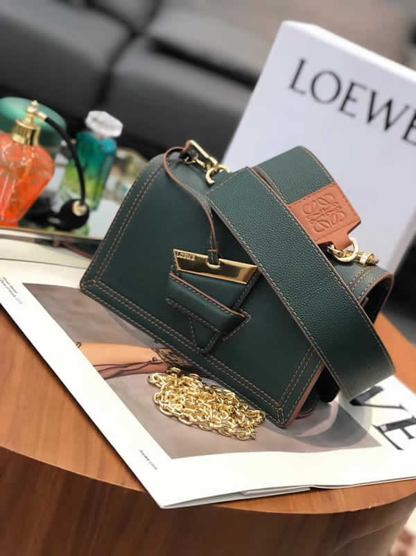 Replica Discount New Loewe Green Lady Barcelona Crossbody Bag