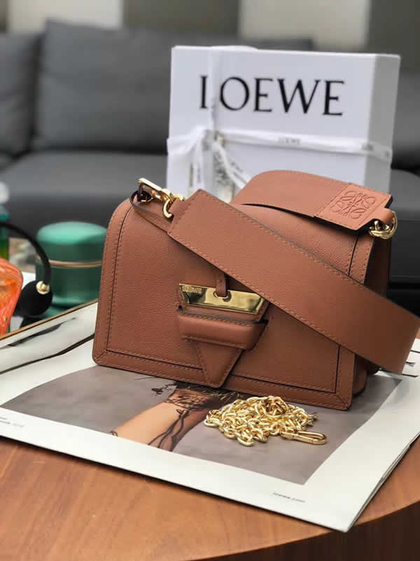 Replica Discount New Loewe Brown Lady Barcelona Crossbody Bag