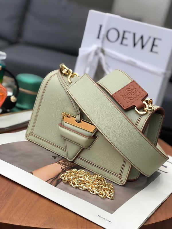 Replica Discount New Green Loewe Lady Barcelona Crossbody Bag