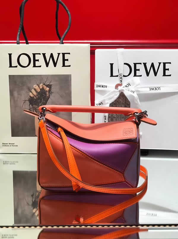Replica Top Quality Loewe Mini Puzzle Color Matching Crossbody Shoulder Bag