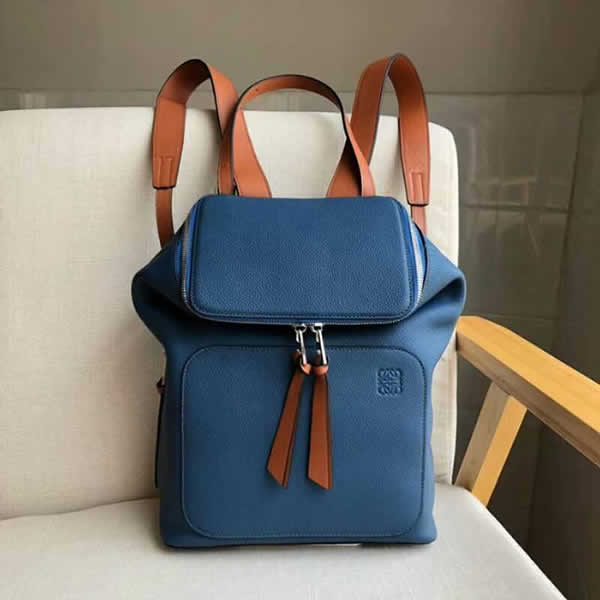 Replica New Fashion Loewe Goya Blue Backpack For Sale