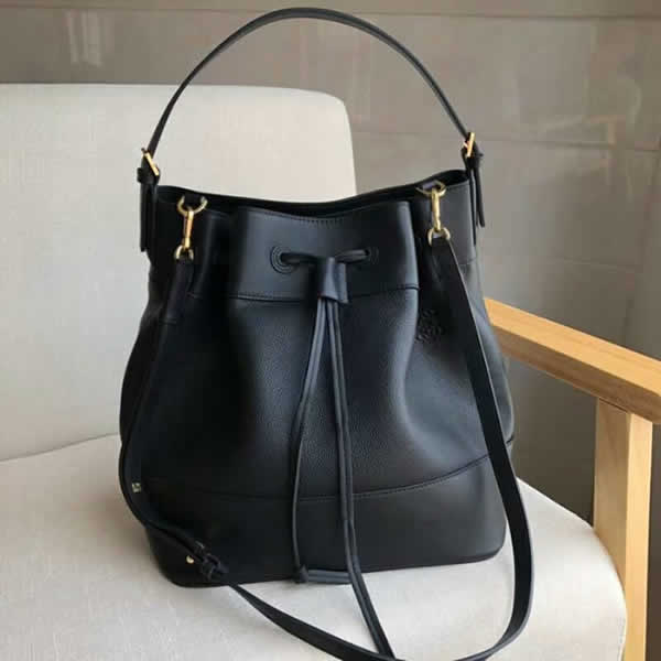 Replica Discount Loewe Midnight Black Bucket Bags