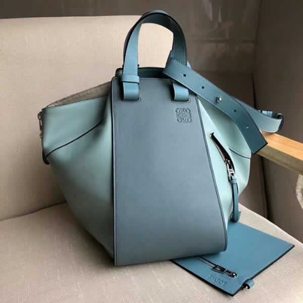 Fake Cheap Loewe Hammock Blue Bag With High Quality