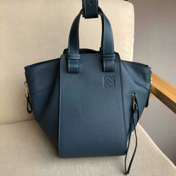 Fake Cheap Loewe Hammock Blue Bag With High Quality