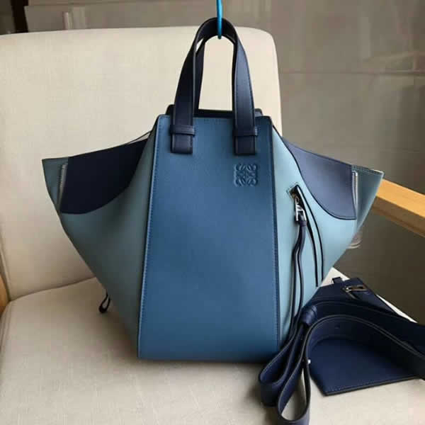 Fake Cheap Loewe Hammock Blue Bag With High Quality