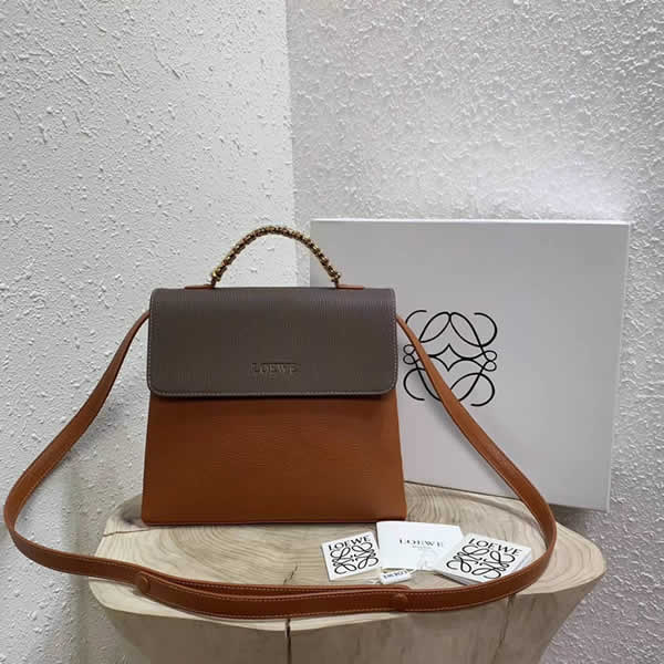 New Discount Loewe Vintage Brown Shoulder Crossbody Bag