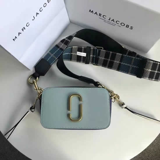 Replica New Discount Gray-Blue Marc Jacobs Camera Bags High Quality