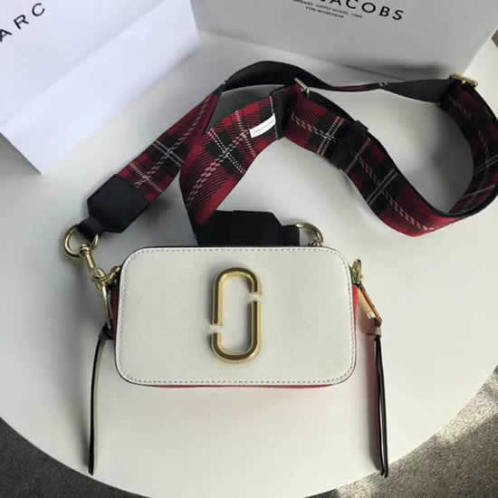Replica New Discount White Marc Jacobs Camera Bags High Quality