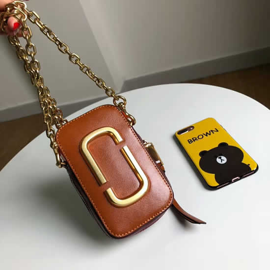 Replica Marc Jacobs Dark Yellow Camera Bag Messenger Bag