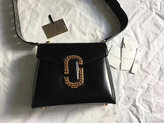 Fake Discount Marc Jacobs St Marc Black Messenger Bag