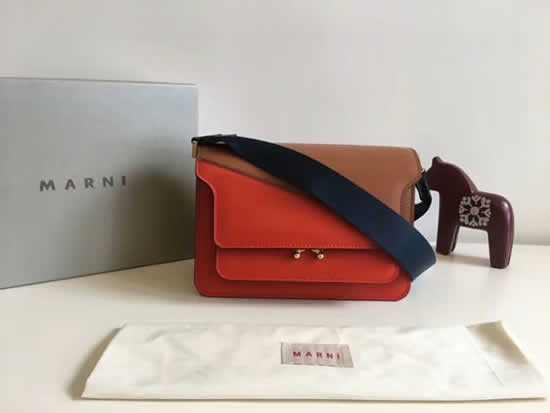 marni trunk orange