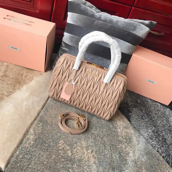 Replica Cheap Miu Miu Pink Hand Messenger Bag 5BB033