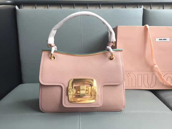 Replica Fashion Cheap Pink Miu Miu Handbag High Quality 5BD042