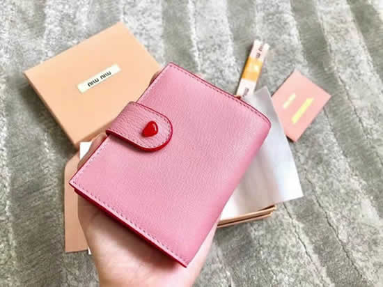 Replica Miu Miu Love Pink Forever Coin Purse 5Mv016