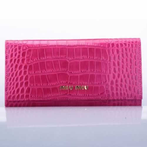 Replica Miu Miu Women Wallets 131515 Rose