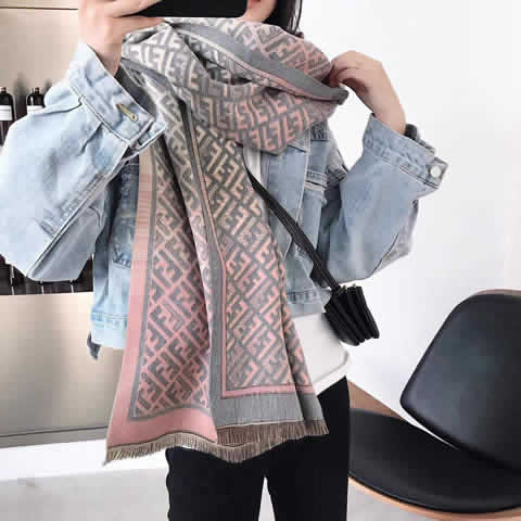 Female Luxury Brand Scarves Fake Fashion Discount Fendi Scarves 10