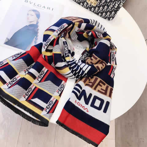 Female Luxury Brand Scarves Fake Fashion Discount Fendi Scarves 11