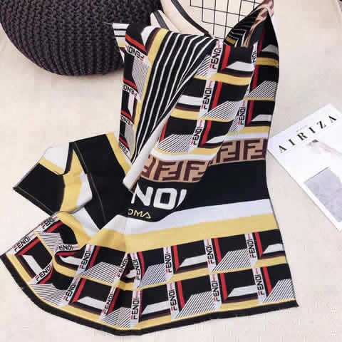 Female Luxury Brand Scarves Fake Fashion Discount Fendi Scarves 12