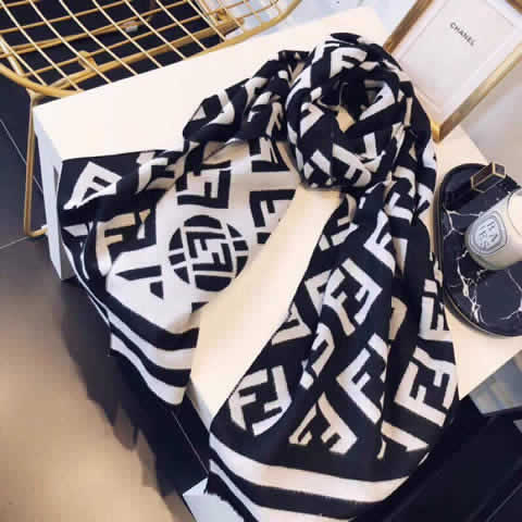 Female Luxury Brand Scarves Fake Fashion Discount Fendi Scarves 24