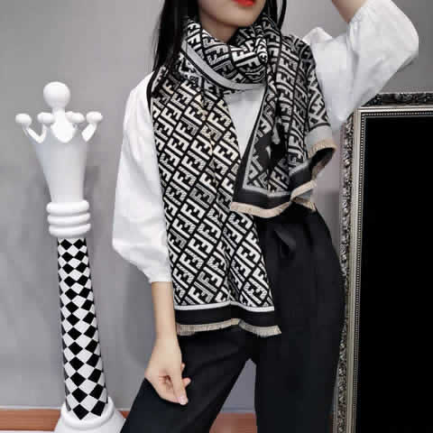 Female Luxury Brand Scarves Fake Fashion Discount Fendi Scarves 31