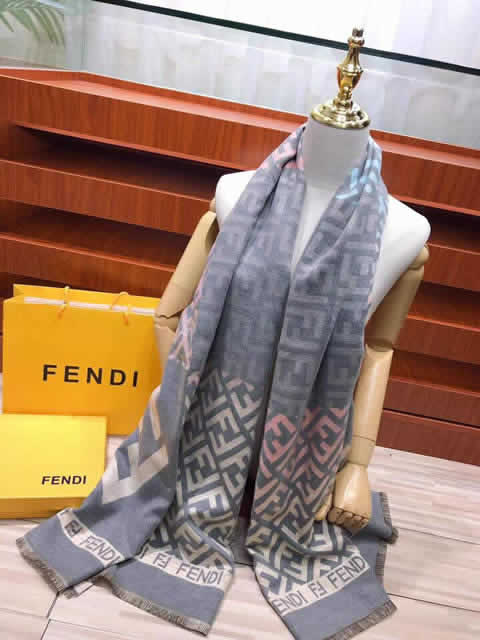 Female Luxury Brand Scarves Fake Fashion Discount Fendi Scarves 35