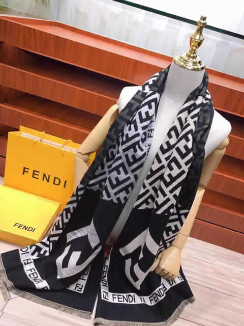 Female Luxury Brand Scarves Fake Fashion Discount Fendi Scarves 36