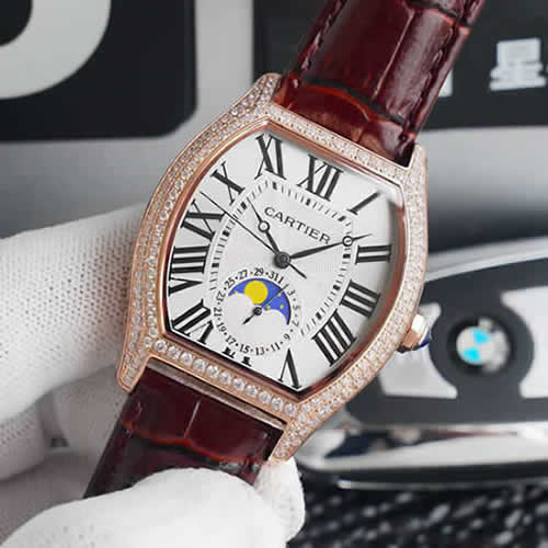 Replica Swiss Cartier Calibre de Cartier Man Mechanical Movement Watches